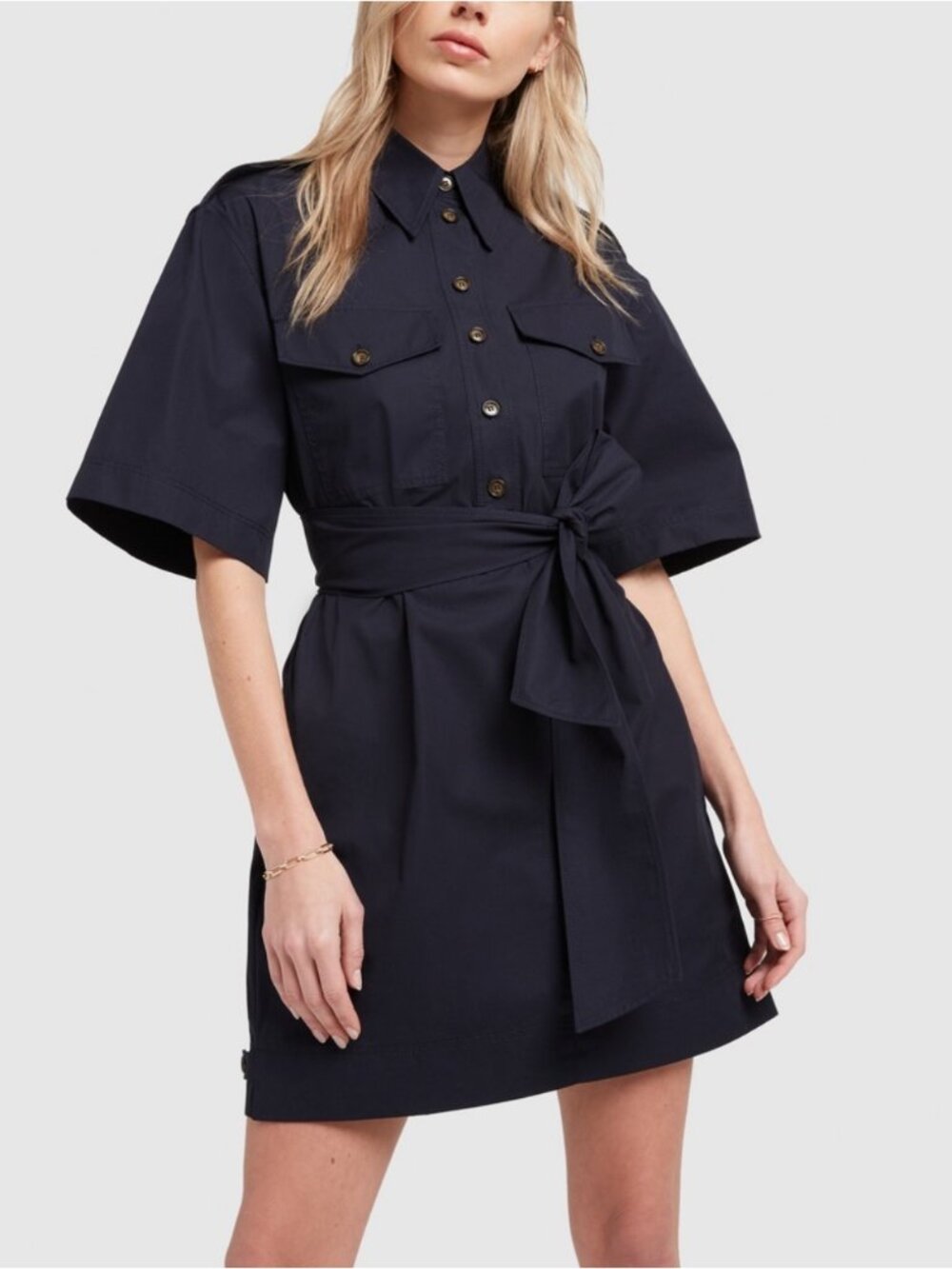 G. Label By Goop Roxanne Utility Boxy Shirtdress